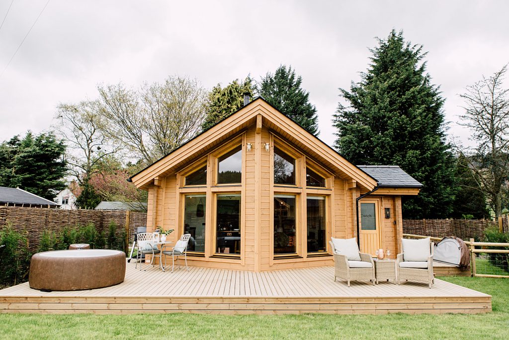 Luxury Log Cabins with Hot Tubs in North Wales