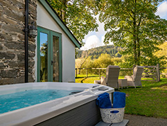 Romantic Hot Tub Breaks Wales