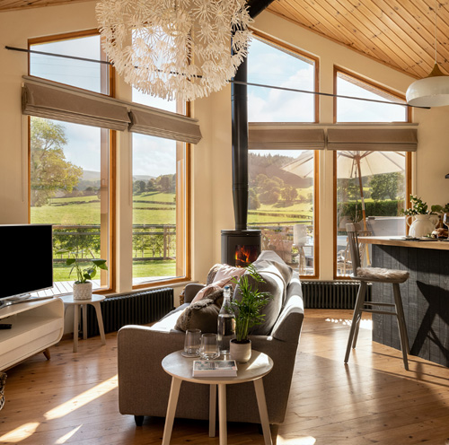 Log Cabins and Lodges with Air Conditioning